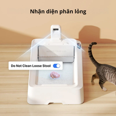 Máy dọn vệ sinh mèo Petkit Purobot Crystal Duo có Camera AI