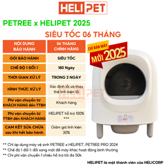 Máy dọn vệ sinh mèo PETREE x HELIPET