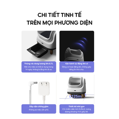 Máy dọn vệ sinh mèo HeLiPet Open Top