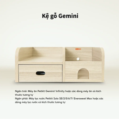 Kệ Gỗ Máy Ăn, Máy Lọc Nước Cho Chó Mèo HELIPET Chống Gù