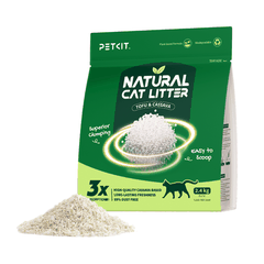 Cát Mèo PETKIT, Cát Vệ Sinh Cho Mèo Từ Sắn & Đậu Nành  Hữu Cơ Khử Mùi Tốt, Ít Bụi