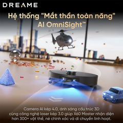 Robot hút bụi lau nhà thông minh Dreame X60 Master