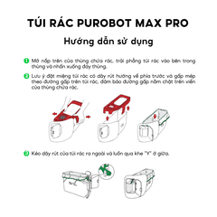 Cuộn túi rác máy dọn phân mèo Petkit Purobot Max Pro