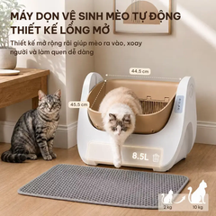 Máy dọn vệ sinh mèo tự động HELIPET Open Top Basic