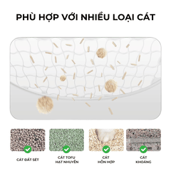 Lưới lọc cát máy vệ sinh HeLiPet Open Top