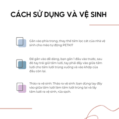 Lưới lọc cát hạt nhuyễn Petkit Pura Max 2024, Pura X