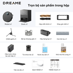 Robot hút bụi lau nhà thông minh Dreame Aqua 10 Pro Track