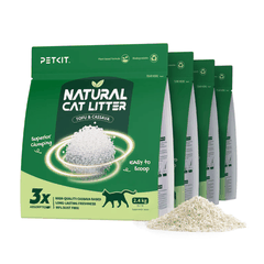 Cát Mèo PETKIT, Cát Vệ Sinh Cho Mèo Từ Sắn & Đậu Nành  Hữu Cơ Khử Mùi Tốt, Ít Bụi