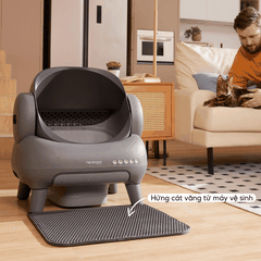Thảm hứng cát máy dọn vệ sinh mèo Neakasa M1