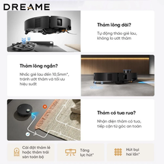 Robot hút bụi lau nhà thông minh Dreame X60 Master