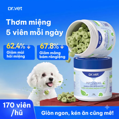 Snack chăm sóc răng miệng cho chó Dr.Vet