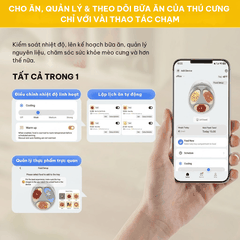 Máy cho chó mèo ăn pate tự động làm lạnh UBPet F21 - Bảo quản pate 24h