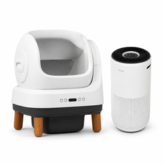 Combo máy dọn vệ sinh HeLiPet + Máy lọc không khí Levoit Core 400S