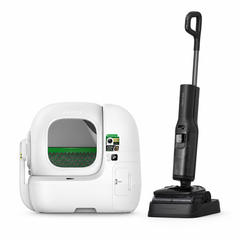 Combo máy dọn vệ sinh Petkit Purobot Max Pro 2 + máy hút bụi lau sàn Roborock