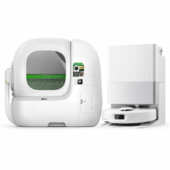 Combo máy dọn vệ sinh Petkit Purobot Max Pro 2 + robot hút bụi lau sàn Roborock