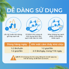 Dung Dịch Vệ Sinh Mắt Cho Chó Mèo DrVET