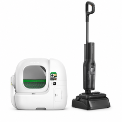 Combo máy dọn vệ sinh Petkit Purobot Max Pro 2 + máy hút bụi lau sàn Roborock