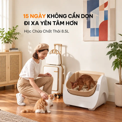 Máy dọn vệ sinh mèo tự động HELIPET Open Top Basic