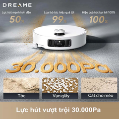 Robot hút bụi lau nhà thông minh Dreame Aqua10 Roller