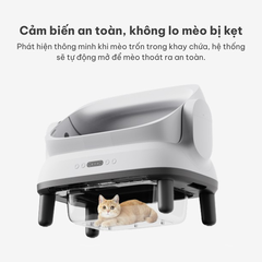 Máy dọn vệ sinh mèo HeLiPet Open Top Pro Plus