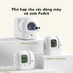 Cát Mèo PETKIT, Cát Vệ Sinh Cho Mèo Từ Sắn & Đậu Nành  Hữu Cơ Khử Mùi Tốt, Ít Bụi