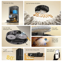 Robot hút bụi lau nhà thông minh Dreame L10s Ultra Heat