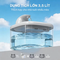 Máy lọc nước cho chó mèo HELIPET Pure 6 (P6)