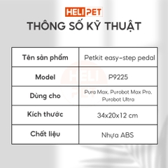 Bậc thang chống văng cát Petkit Easy-Step Pedal