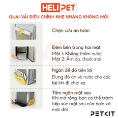 Balo chó mèo PETKIT Breezy xZONE