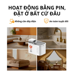 Máy lọc nước cho chó mèo PETKIT Eversweet Max 2 3L - Dùng pin sạc 5000mAh