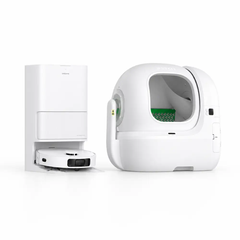 Combo máy vệ sinh Petkit + Robot hút bụi lau nhà Dreame