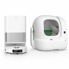 Combo máy vệ sinh Petkit + Robot hút bụi lau nhà Dreame