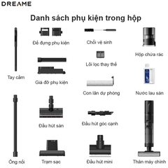 Máy lau sàn hút bụi thông minh Dreame H12 Dual