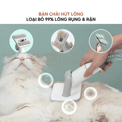 Máy chải hút lông chó mèo Neakasa P1 Pro 5-in-1 Pet Grooming Vacuum