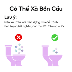 Cát hỗn hợp PETKIT - Xả được trong bồn cầu