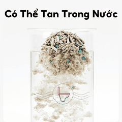 Cát hỗn hợp PETKIT - Xả được trong bồn cầu