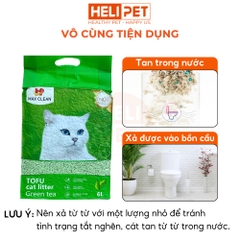 Cát đậu nành Max Clean hương trà xanh - Hạt dài nhỏ
