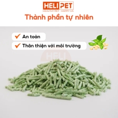 Cát đậu nành Max Clean hương trà xanh - Hạt dài nhỏ