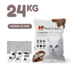Cát đất sét Max Clean - Hương Cafe - Siêu vón, ít bụi