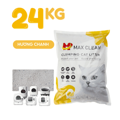 Cát đất sét Max Clean - Hương chanh - Siêu vón, ít bụi