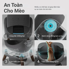 Máy vệ sinh cho mèo Catlink Scooper Open X+