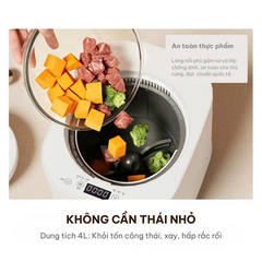 Máy chế biến thức ăn tươi cho thú cưng NOOKÉ