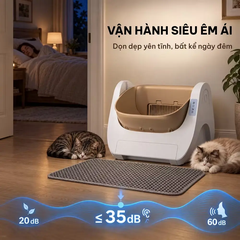 Máy dọn vệ sinh mèo tự động HELIPET Open Top Basic