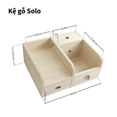 Kệ Gỗ Máy Ăn, Máy Lọc Nước Cho Chó Mèo HELIPET Chống Gù