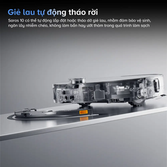 Robot hút bụi lau nhà Roborock Saros 10