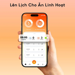 Máy cho ăn tự động PETKIT YumShare Dual-hopper có Camera