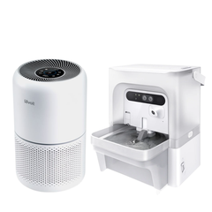 Combo máy lọc nước Petkit và máy lọc không khí Levoit