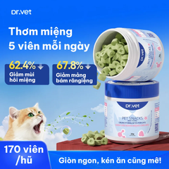 Snack chăm sóc răng miệng cho mèo Dr.Vet