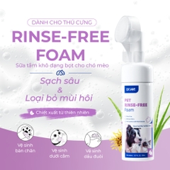 Sữa tắm khô cho chó mèo DR.VET