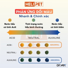 Hạt kiểm tra độ pH trong nước tiểu cho mèo Dr.Vet
